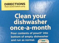 Lemi Shine Natural DISHWASHER CLEANER Remove Build-up Deodorize. 4 Count