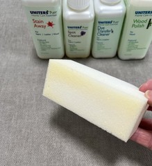 United’s Pure Home Care Essentials Stain Away Leather Wood Spot Cleaning Kit New