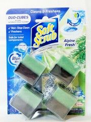 Soft Scrub In Tank Toilet Cleaner Duo Cubes Alpine Fresh 4 cubes 1 pk