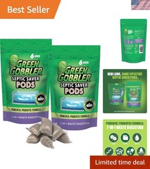 12- Septic Tank Treatment Packets – Biodegradable Pods for Odor-Free Tanks