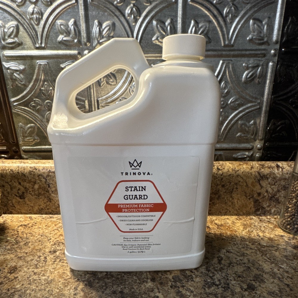 Trinova Stain Guard (1 gal.) 3.79L Premium Fabric Protection – New Sealed