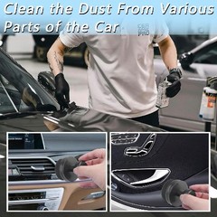 Car Tire Shine Applicator Brush, Tire Detail Brush, Black 1 Count (Pack of 1)