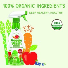 Organic Fruit and Vegetable Wash Refill, 32 Fl Ounce, Pack of 2 | Ideal for C…