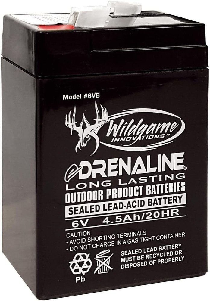 WILDGAME INNOVATIONS 6V Rechargeable Battery for Game Feeders