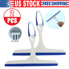 2PCS Squeegee For Shower Mirror Window Door Home Office House Cleaner Car Glass
