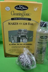 Dutch Glow Cleaning Tonic 8 Oz Concenrate W/ Spray Bottle & Steel Pad,NEW