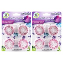 8 Count Lavender Toilet Bowl Cleaner & Air Freshener – Lasts 30 Days