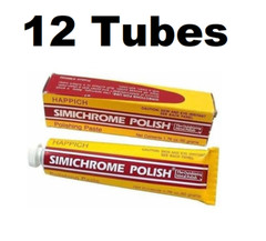 Simichrome TUBE-50G Outshining Metal Polish 1.76 oz Prevents Tarnishing 12 PACK