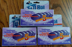 (3) TY-D-BOL CONTINUOUS “IN BETWEEN” TOILET CLEANER 5 PACK – LAVENDER