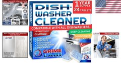 Eco-Friendly Deodorizer and Descaler Tablets – 12 Supply for Dishwashers
