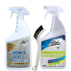 Ultimate Grout Cleaner for Tile & Grout Acid Free Stain Remover QT/Brush Acid