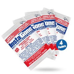 Stain Remover Refill 4 Pack for Indoor/Outdoor Surfaces, Walls, and Patios
