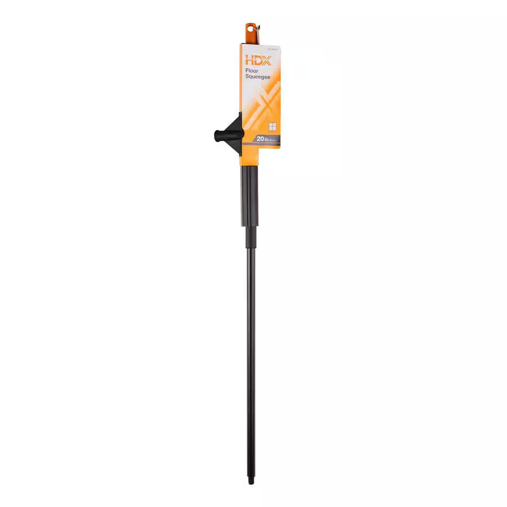 20 In. Plastic Rubber Floor Squeegee with 52 In. Handle