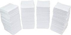 79171 Terry Cleaning Cloths, 12″X12″, White, 50 Pack