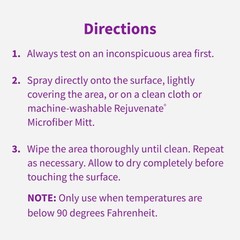 Rejuvenate Cabinet & Furniture Cleaner pH Neutral Streak and Residue Free Cleans