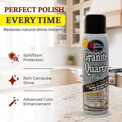Granite Polish Spray and Surface,18oz.Can Polish Tile, Marble, Kitchen Counte…