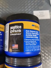4 Pks MIRACLE Poultice Plus Stone Cleaner & Stain Remover 1 Lb Jar Each #Z1