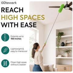 High Microfiber Duster – Stainless Steel Polo