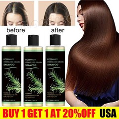 Organic Rosemary Hair Growth Shampoo for Women and Men-Natural Thickening
