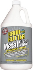 Metal Clean and Etch, Liquid, Mild, Translucent Orange, 1 gal, Bottle