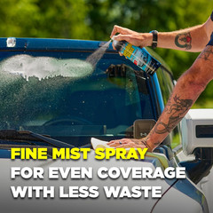 91164-2PK Premium Aerosol Glass Cleaner Spray for Car Windshields and Windows, A
