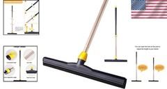 Adjustable Telescopic Floor Squeegee with EVA Foam Blade for Effortless Cleaning