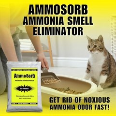 AMMOSORB Eco Ammonia Smell Eliminator Deodorizing Granules: 50 lb.