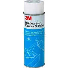 3M Stainless Steel Cleaner & Polish 21 oz. Aerosol Can 12 Cans – 50048011140020