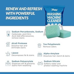 Washing Machine Cleaner Tablets | 24 Count 1-Year Supply | Formulated for Pet…