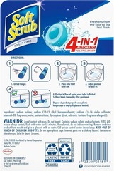 Soft Scrub 4-in-1 Rim Hanger Toilet Bowl Cleaner, Sapphire Waters, 2 Count