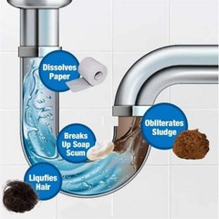 Wild-Tornado Powerful Sink & Drain Cleaner Powder – Quick Foaming Super Clean