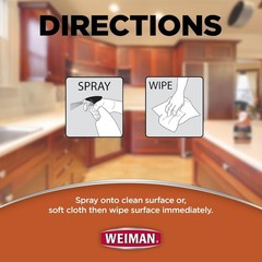 16 oz Wood Cleaner Spray – 2 Pack with Microfiber Towel