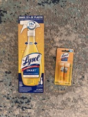 New Lysol SMART Multi-Purpose Cleaner Citrus Starter Kit & 2ct refill