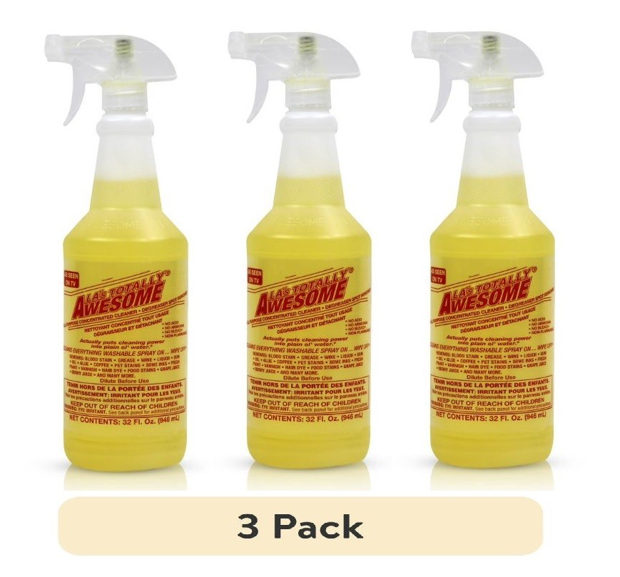 3Pack LA’s Totally Awesome All Purpose Cleaner & Degreaser, Original, 32 fl oz