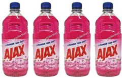 ( LOT 4 Bottles ) Ajax FLORAL FRESH All Purpose Cleaner 16.9 oz Each Bottle