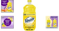 Refreshing 2X Multi-Purpose Cleaner with Lemon Scent – 56 fl oz for All Surfaces