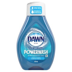 Dawn Platinum Powerwash Dish Spray, Soap, Fresh 16 Fl Oz (Pack of 1)