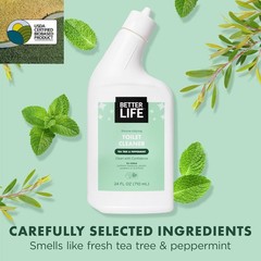 Bowl Cleaner, Plant-based, Stain & Odor , Tea Tree & Peppermint Scent Cleanin…