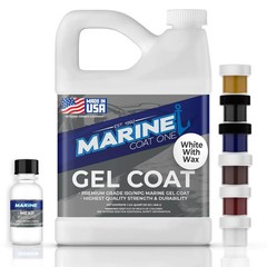 Gel Coat White with Wax and MEKP Catalyst for Boats and Fiberglass Repair