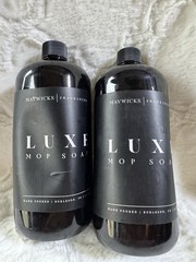 Lot of 2 Mavwicks Fragrances Mop Soap 32oz Hand Poured Laundry Scent Booster