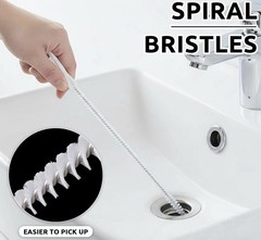 Drain Cleaning Took Brush Long Bathroom/Kitchen/Drains Spiral Easy To Use