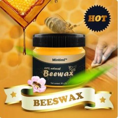Beeswax Polish Conditioner for Wood Furniture Restorer Wood Wax with Sponges