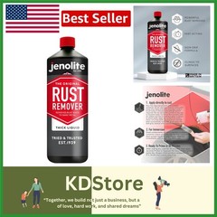 Quick & Easy Rust Remover – 34 oz No Drip Liquid for Metal Surfaces – Made in UK