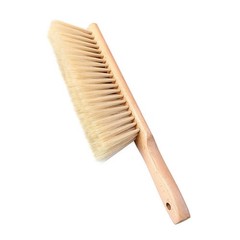 14 Inch Long Soft Bristle Oiled Beech Wood Handle Counter Brush Yellow Fit