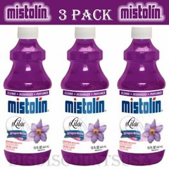 Mistolin 3 Pack General All Purpose Cleaning Solution Kit Lilac Scent 15 fl oz