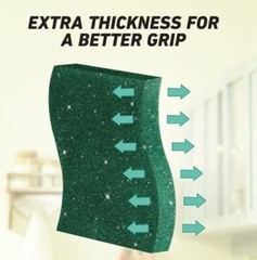 Scotch-Brite Silver Sparks Scrub Pad (Pack of 6) 2.75×4
