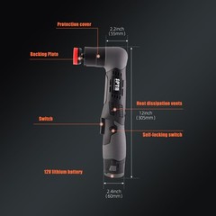Cordless Mini Polisher, 12V Cordless Multi Polisher, Micro Cordless Scratches…