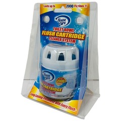 Toilet Bowl Flush Cartridge Cleaner System Lasts Up To 2000 Flushes (Pack of 2)