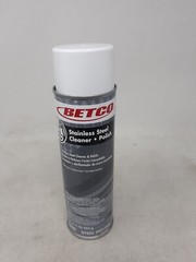 Betco Stainless Steel Cleaner And Polish, 16 Oz, Aerosol Can