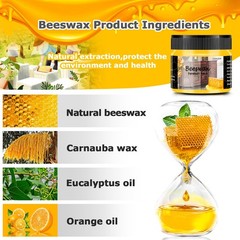 3 PCS Wood Seasoning Beewax Natural Beewax Traditional Wood Wax Multipurpose …